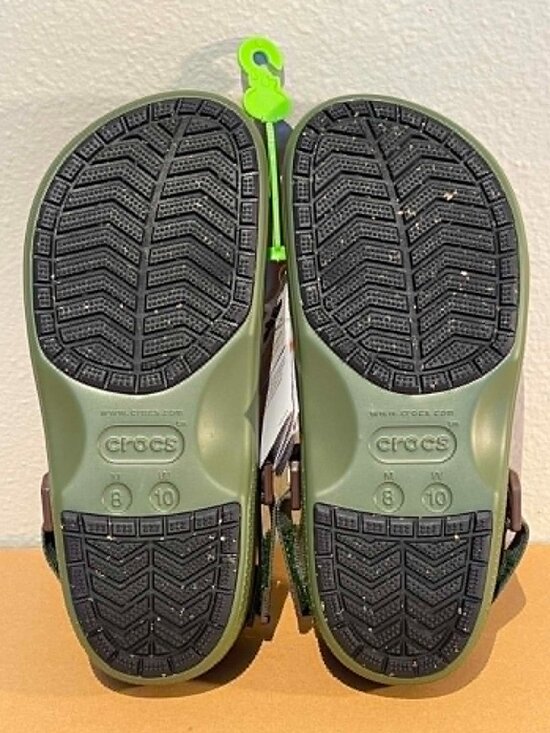 Crocs Turbo Classic Clog - Coffee Color - Adjustable Backstrap Rubber Sole - NWT
